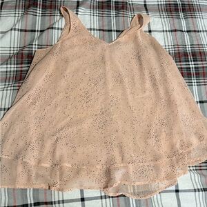 Lane Bryant Peach Camisole with Sparkle Detail